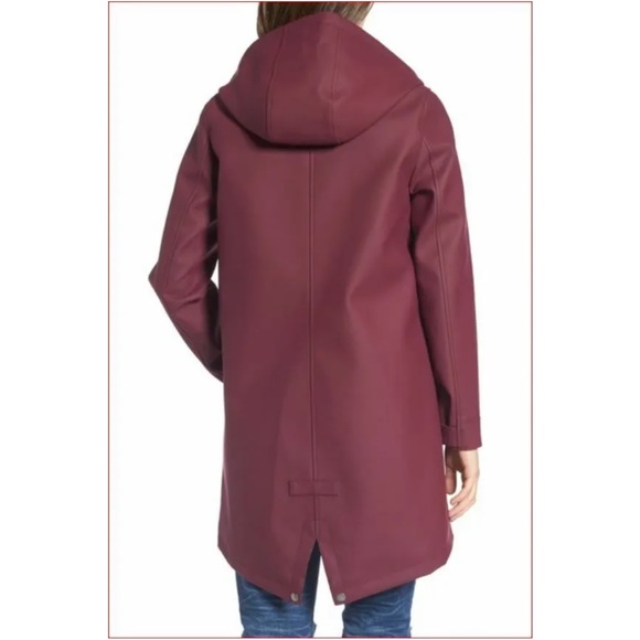 Levis Wine Red Rain Coat XS - Picture 14 of 14
